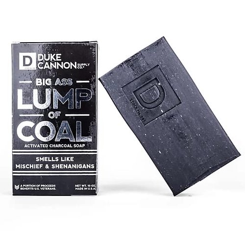 Duke Cannon Big Ass Lump of Coal Chracoal Bar Soap 10oz Each - Pack of 2
