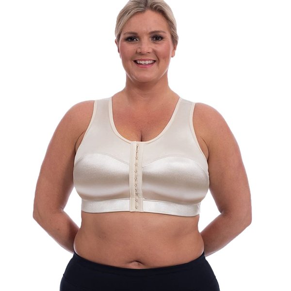 ENELL Women's Full Coverage High Impact Sports Bra (100) (US, Numeric, 1, Regular, Regular, Ecru)