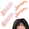 Hair Styling Clips, No Crease Alligator Clips for Hair Styling, Root Clips for Curly Hair Volume, Volumizing Hair Clips, Styling Accessories for Women Girls (Pink A)