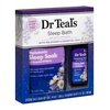 Dr Teal's Melatonin Sleep Soak Epsom Salt Solution and Foaming Bath Gift Set