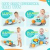 Crawling Crab Baby Toys for 6-12 Months, Baby Musical Toys for 1 Year Old Boys Girls, Tummy Time Crab for Infant Developmental, Toddlers Bilingual Learning Toys, First Christmas Birthday Gifts