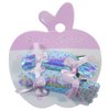 10 Pairs Girls' Hair Barrettes - 2 Each X 5 Hard Candy Pastel Color Assortment.