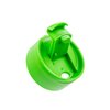 NuRich Green Hydro Wide Mouth Flip and Sip Replacement Coffee Lid or Cap Accessories Compatible with Hydroflask, Nalgene, and Many More Top Water Bottle Brands Sizes 12 16 18 20 32 40 64 Ounce