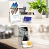 zavekia Acrylic Brochure Holder.4 inches Wide Brochure Holder Wall Mount Clear Countertop Organizer Literature Holders (2)
