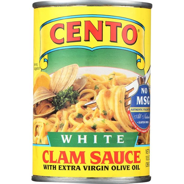 Cento Red Clam Sauce With Extra Virgin Olive Oil 10.5 Ounce (Pack of 6)