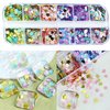 Rabbit Nail Art Glitter Sequins 12 Grids Nail Sequins 3D Holographic Rabbit Nail Decals Flakes for Acrylic Nails Manicure Paillettes Ultra-thin Glitters Nail Art Supplies for Women Nail Art Decoration