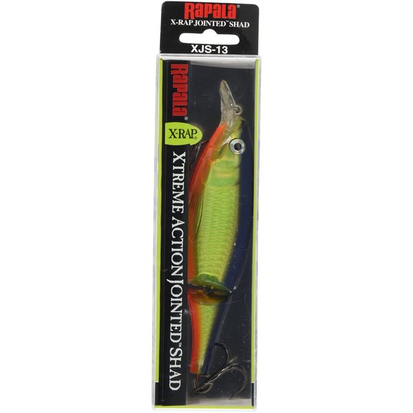 Rapala X-Rap Jointed Shad 13 Fishing Lure (Hot Steel)