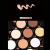 Mallofusa Single Color Face Makeup Concealer Foundation Palette Creamy Moisturizing for Concealing Dark Eye Circle 0.49oz (Dark Beige)