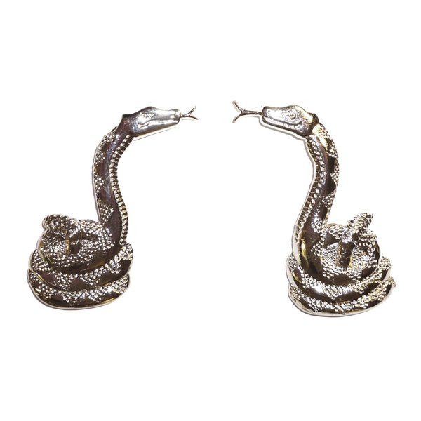 Clint Eastwood Rattlesnake Gun Grip Metal Inlays Movie Prop - One Pair - New - Great Gift