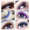 NATUHANA YY Eyelash Extension 0.07mm D Curl 8-14mm Mixed Makeup Tray Lash Supplies Premade Fans Y Shape Volume Lash 12Raws/Case Premium Faux Mink False Lash Extensions (8-14 MIX, purple;0.07 D)