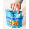 Flackers Organic Sea Salt Flaxseed Crackers, Gluten Free, Non GMO, Vegan, Keto Snack, 9g Fiber, 1g Net Carb, 5 Ounce 1-Pack