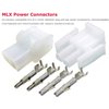 2-Pin Molex 2.13mm (.084") Connector Kit, 14-20 AWG Arcade Pinball (3-Set)