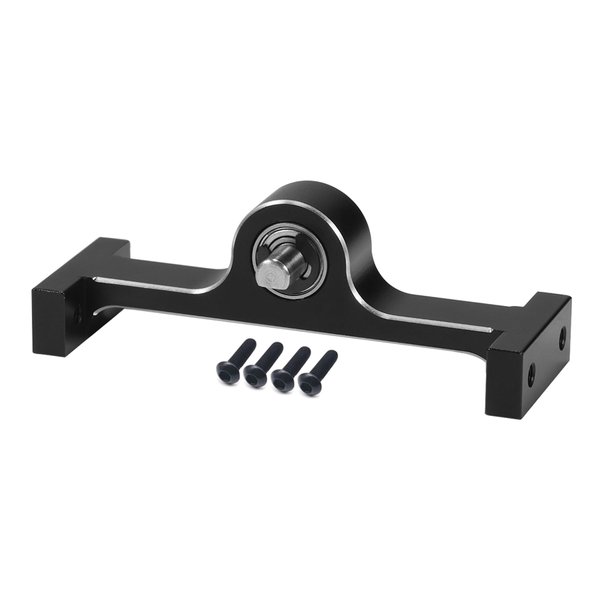 Aluminum Alloy 70mm Transfer Case Transmission Gearbox with 5mm Shaft for 1/10 RC Rock Crawler MOA 1.9 Shafty LCG Chassis Builder
