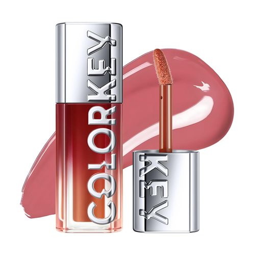 COLORKEY 3D Plump Oil Lip Gloss | High-shine Finish | Mild and non-irritating | Moisturizing | Clear and Natural | lip plumper | Lip Tint (G03 Sparkle Pink, 3ml)