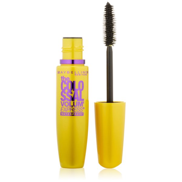 Maybelline New York The Colossal Volum' Express Waterproof Mascara, Glam Black 240, 0.27 Fluid Ounce