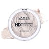 LAMEL HD Highlighting Face Powder - Natural Glow & Subtle Shimmer Finish, Baked Blendable Pigmented Formula, Long-lasting & Fade-Resistant Wear, 401 12g/0.42 oz