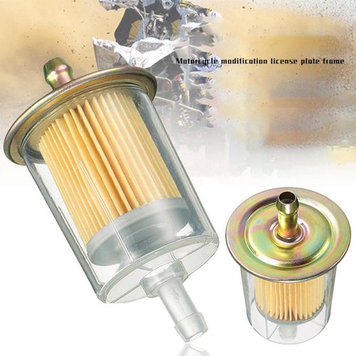 5/16" Universal Fuel Filters Industrial Tractors Cars Trucks Motorcycles Gas Powered Engine Inline Gas Fuel Line 5 Pack