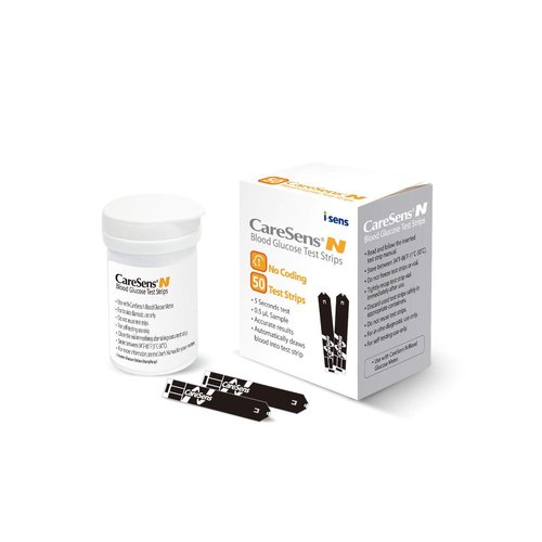 CareSens N Blood Glucose Test Strips (50 ct) - Only for CareSens N Family Meter Kits…