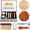DND Wax Seal Stamp, Fantasy D20 Dice Wax Seal Kit, Ideal Gifts for Dungeons and Dragons/D&D Adventure Cards Envelopes, Gift Packaging. Great RPG Accessories Nerdy Gifts for DND Lovers, DM & Players