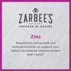 Zarbee's Baby Immune Support Syrup with Zinc, Baby & Toddler Vitamins 6 Months+, Includes Syringe for Easy & Accurate Dosing, Natural Grape Flavor, 2oz