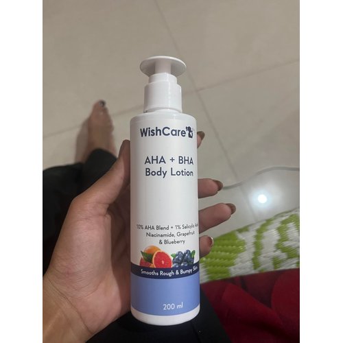 Polet 10% AHA + 1% BHA Body Lotion - Smooths Rough & Bumpy Skin - Glycolic & Lactic Acid Body Lotion with Niacinamide - 200 Ml - 6.76 Fl Oz