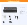 J-Tech Digital HDMI Extender 1080P 60Hz Over Single Cat5e/6 up to 328ft (100m) | One to Many Setup Over LAN, IR Pass, H.265 Encoding, Low Bandwidth [JTECH-EX100M2R] (RX Only)