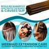 Mermaid Extension Care Seatox Oil & Sulfate Free Deep Cleansing Clarifying Shampoo Safe for Hair Extensions | Detoxify Removes Styling Product Build Up from Hair | Restore Shine