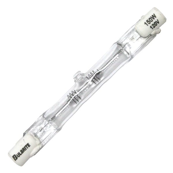 Bulbrite Q150T3/S 120-Volt Halogen Short J-Type Torchiere Bulb, 150-Watt