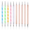 10 pc 2 Way Dotting Pen Tool Nail Art Tip Dot Paint Manicure kit, Embossing Stylus for Painting