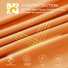 Willit Men's Sun Shirts UPF 50+ Protection Hoodie Rash Guard Shirt SPF UV Shirt Long Sleeve Fishing Outdoor Lightweight Orange XL