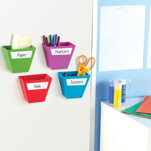 Learning Resources Magnetic Create-a-Space Storage Boxes (Set of 4)