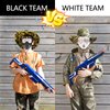 YScare Tactical Mask Compatible with Nerf Rival, Apollo, Zeus, Khaos,Atlas, & Artemis Blasters Rival Airsoft Mask,Black Detachable Masks with Goggles for Shooting Game Cycling Christmas Cosplay Party…
