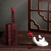 WILLBOND 2 Pieces Chinese Wooden Hair Sticks Retro Wooden Hairpins Japanese Classic Hair Chopsticks Handmade Flower Hair Accessories for Women Girl Long Hair (Classic Style)