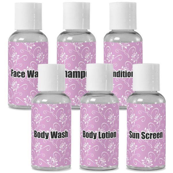 YouCustomizeIt Personalized Lotus Flowers Travel Bottles