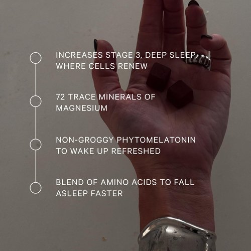 Juna Nightcap Sleep Gummies – Sugar-Free, All-Natural Sleep Aid with Low-Dose Melatonin, Tart Cherry, GABA, Magnesium, Chamomile & Passionflower – 30 Servings