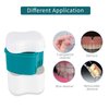 Denture Bath Case with Strainer Basket, Orthodontic Dental Retainer Storage Soak Container Cleaning Soaking Cup, Moth Guard Storage Box Holder for Office|Travel|Household