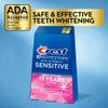 Crest 3D Whitestrips Sensitive At-home Teeth Whitening Kit, 18 Treatments, Gently Removes 15 Years of Stains