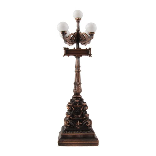 Treasure Gurus 1:24 Scale Model Miniature 5 Lamp Post Diorama Accessory Metal Pencil Sharpener