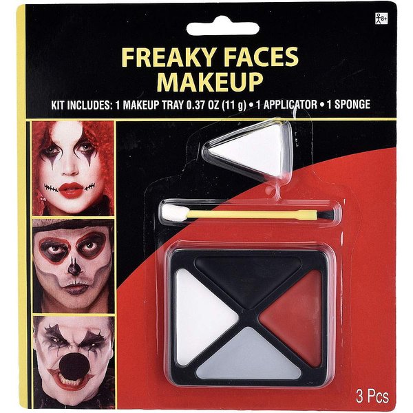 Hallo Makeup Halloween Costume Accessories Makeup Freaky Face Makeup Kit 3pc