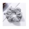Scrunchies Hair Ties Soft Knitted Hair Bands Hair Scrunchie Holder Ponytail Scrunchy Hair Elastic for Women Ladies Cotton Scrunchy Medium Hair Accessories Black/White/Grey/Beige/Red (Soft Knitted