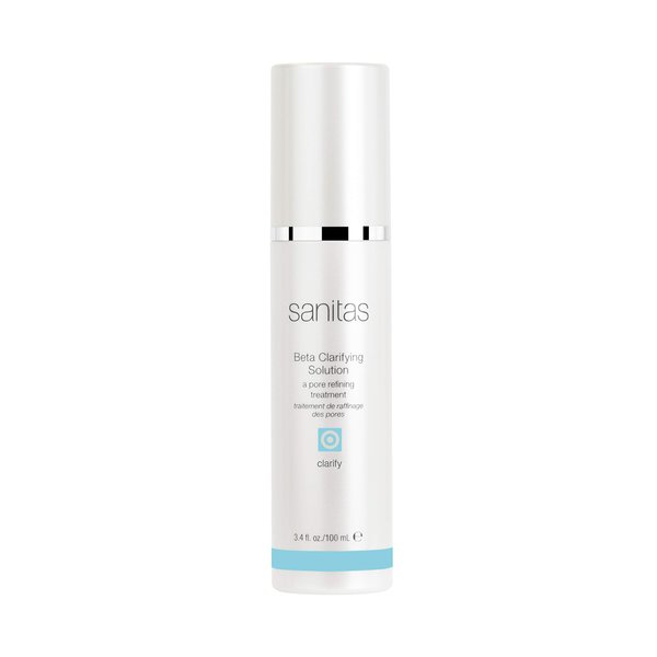 Sanitas Skincare Beta Clarifying Solution, Clarifying, Exfoliation Treatment, Salicylic Acid, 3.4 Ounces