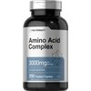 Amino Acid Complex 3000mg | 250 Caplets | Non-GMO, Gluten Free Amino Acids Supplement | by Horbaach
