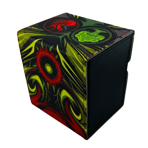 Ai Armor MTG 100+ Card Custom Art Deck Box (Green/Red)
