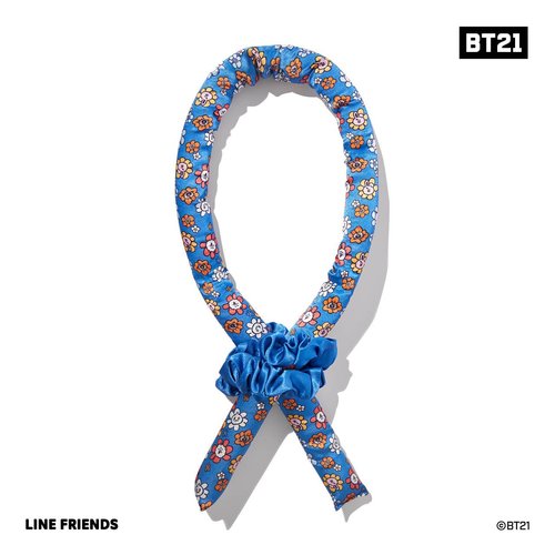 BT21 x Kitsch Satin Heatless Curling Set - Overnight Hair Curlers to Sleep in, Heatless Curls, Heatless Curling Rod Headband, No Heat Soft Curlers, Hair Rollers for Overnight Curls - Universtar