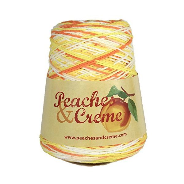 Peaches & Creme (Cream) Cotton Yarn 14 oz. Cone (Creamsicle)