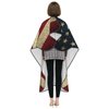 Mount Hour Vintage American Flag Home Hair Cutting Barber Cape Hair Salon and Dyeing Styling Cloth for Women/Men