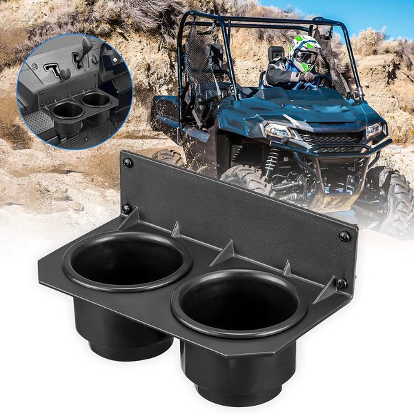 KEMIMOTO UTV Dash Cup Holder with Switch Panel Compatible with Pioneer 700/700-4 2014 2015 2016 2017 2018 2019 2020 2021 2022 2023 2024