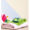 Dollibu Green Sea Turtle Family Animal Bath Squirters 4 Piece Bath Toy Set, Kids Bath Toys for Bathtime. Pool, Sand & Water Fun, Girls & Boys Floating Rubber Squirt Toys, Pool Toys for Children