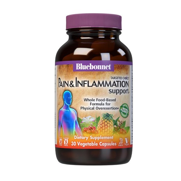 Bluebonnet Nutrition Targeted Choice Pain & Inflammation Support Herbal Blend, 30 Count