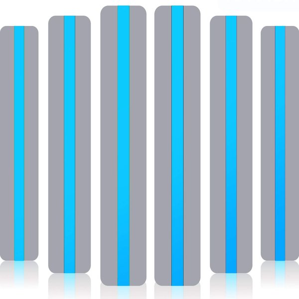 18 Pack Reading Guide Strips Colored Overlay Highlight Bookmarks Reading Strips Help with Dyslexia for Crystal Children and Teacher Supply (Blue)